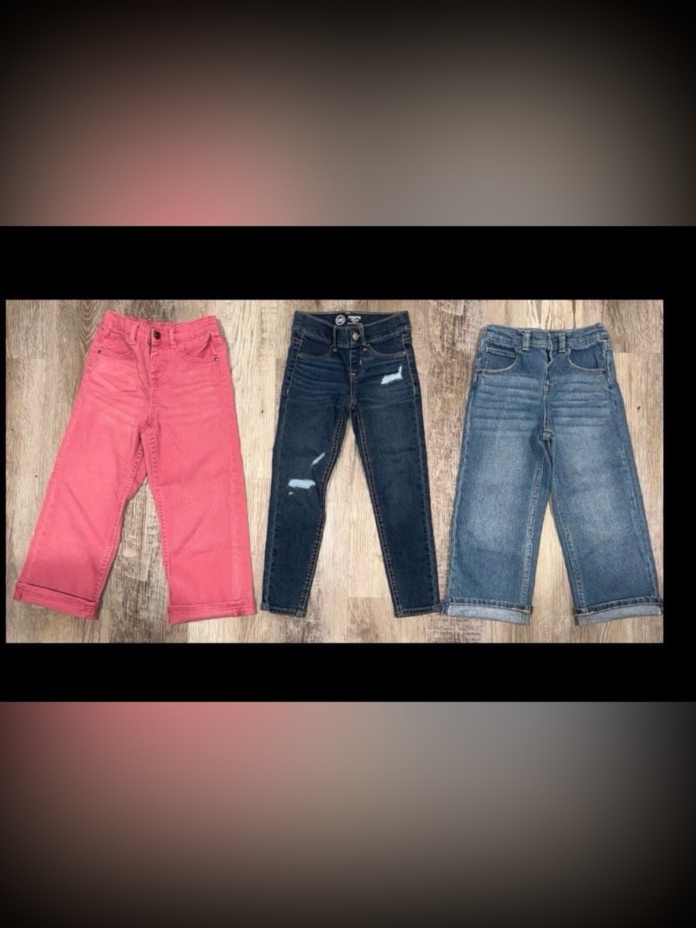 NWOT 3 Pairs Girls Jeans Size 4T All Wonder Nation Brand